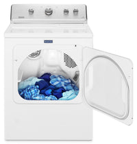 Maytag 7.0 Cu. Ft. Electric Dryer with Wrinkle Control – YMEDC465HW - Dryer with Reversible Door in White