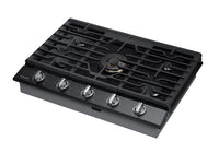 Samsung 36" 5-Burner Gas Cooktop with Bluetooth - NA36N7755TG/AA - Gas Cooktop in Black Stainless