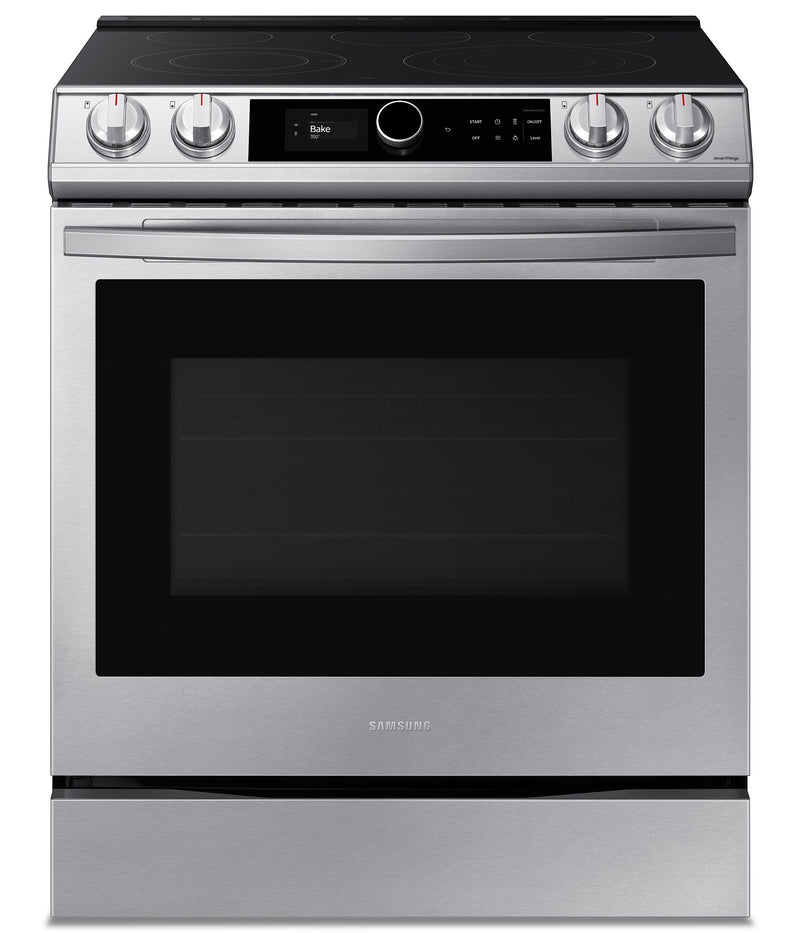 Samsung Bespoke 6.3 Cu. Ft. Slide-In Electric Range with True Convection – NE63T8711SS/AC | Cuisinière électrique encastrée Bespoke Samsung de 6,3 pi3 à convection véritable - NE63T8711SS/AC | NE63T87S