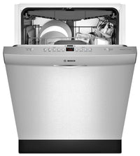 Bosch 300 Series Scoop Handle Built-In Dishwasher – SHSM63W55N - Dishwasher in Stainless Steel