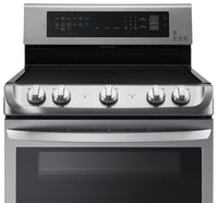 LG 7.3 Cu. Ft. Electric Range with Double Oven – Stainless Steel|Cuisinière électrique LG de 7,3 pi3 avec double four - acier inoxydable|LDE5415S