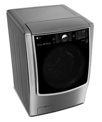 LG 6.0 Cu. Ft. High-Efficiency Front-Load Steam Washer – Graphite Steel - Washer in Graphite