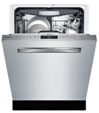 Bosch 500 Series Flush Handle Built-In Dishwasher – SHPM65W55N - Dishwasher in Stainless Steel