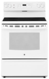 GE 5.0 Cu. Ft. Freestanding Electric Range – JCBS630DKWW - Electric Range in White
