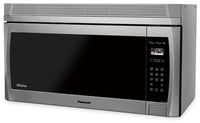 Panasonic® 2.0 Cu. Ft. Genius® Prestige® Plus Over-the-Range Microwave Oven - Stainless Steel - Over-the-Range Microwave in Stainless Steel