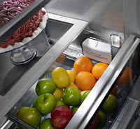 KitchenAid 24.2 Cu. Ft. Built-In French-Door Refrigerator – KBFN502ESS - Refrigerator with Ice Maker in Stainless Steel