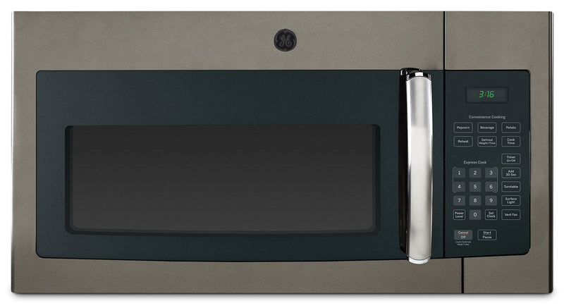 GE 1.6 Cu. Ft. Over-the-Range Microwave – JVM1635SLJC - Over-the-Range Microwave in Slate