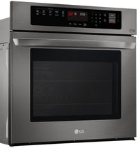 LG 4.7 Cu. Ft. Single Wall Oven – LWS3063BD - Electric Wall Oven in Black Stainless Steel