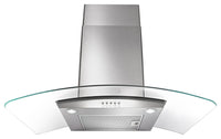 Whirlpool 36" Wall Canopy Range Hood – WVW51UC6FS - Range Hood in Stainless Steel