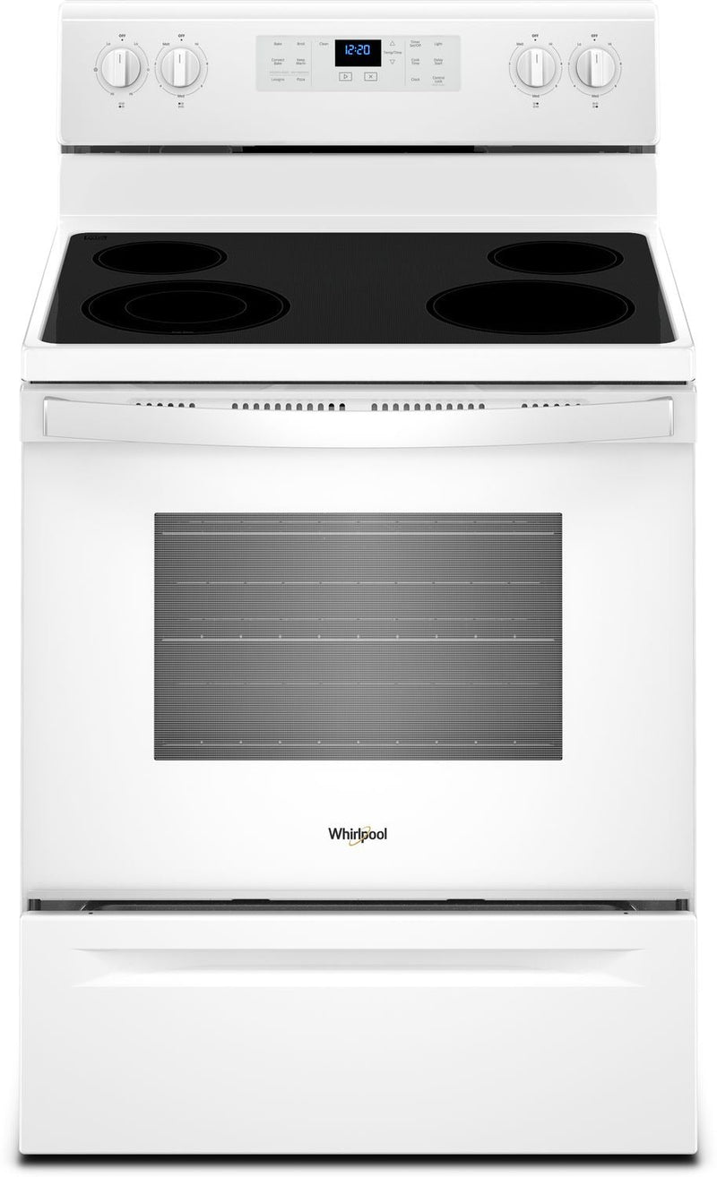 Whirlpool 5.3 Cu. Ft. Self-Cleaning Electric Range – YWFE521S0HW - Electric Range in White