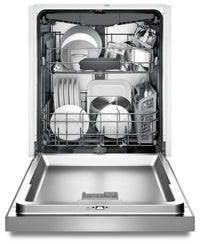 Bosch 300 Series Recessed Handle Built-In Dishwasher – SHEM63W55N - Dishwasher in Stainless Steel