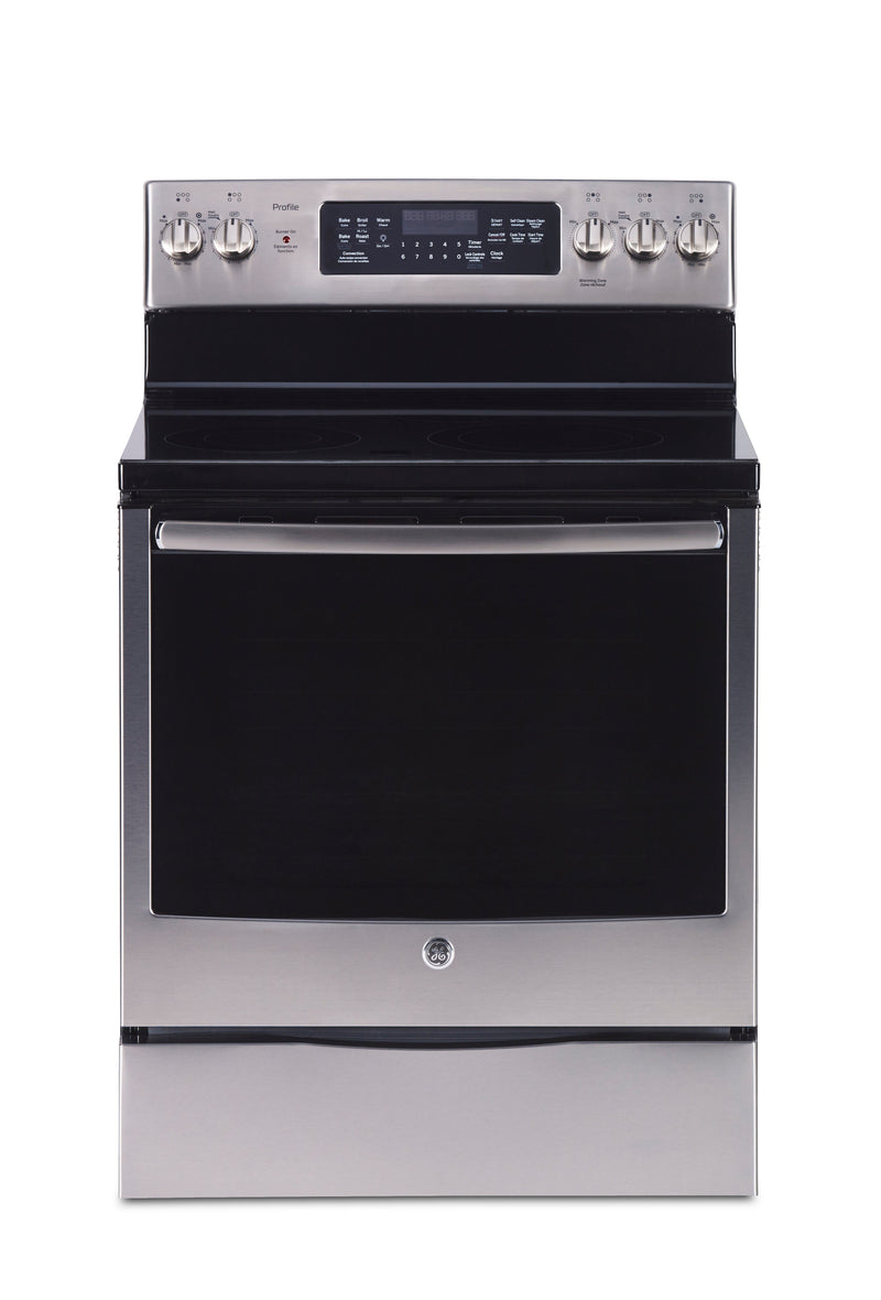 GE Profile 6.2 Cu. Ft. Freestanding Electric Range - PCB905YPFS | Cuisinière électrique amovible GE ProfileMC de 6,2 pi³ – PCB905YPFS | PCB905FS