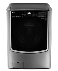 LG 6.0 Cu. Ft. Front-Load Steam Washer and 9.0 Cu. Ft. Electric Dryer – Graphite Steel - Laundry Set in Graphite