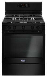 Maytag 5.0 Cu. Ft. Freestanding Gas Range with Oval Burner – MGR6600FB - Gas Range in Black