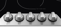 Frigidaire Professional 36" Electric Cooktop – FPEC3677RF - Electric Cooktop in Black/Stainless Steel