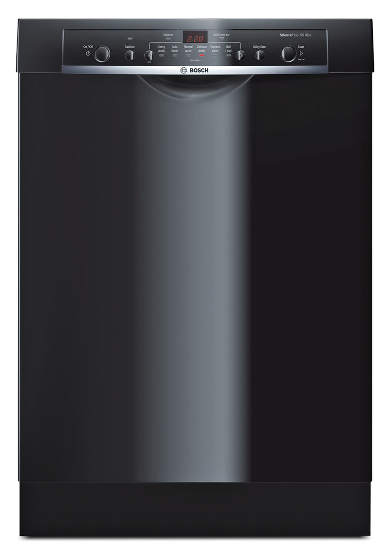 Bosch Ascenta 23.5" Built-In Undercounter Dishwasher – SHE3AR76UC - Dishwasher with Child Lock in Black