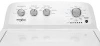 Whirlpool 4.4 Cu. Ft. I.E.C. Top-Load Washer and 7.0 Cu. Ft. Gas Dryer – White - Laundry Set in White
