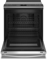 GE Profile 5.3 Cu. Ft. Smart Electric Range with No Preheat Air Fry - PSS93YPFS | Cuisinière électrique intelligente amovible GE ProfileMC de 5,3 pi3 avec friture à air – PSS93YPFS | PSS93YPS