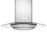 Whirlpool 30" Glass Range Hood – WVW75UC0DS - Range Hood in Stainless Steel