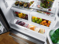KitchenAid 22 Cu. Ft. French Door Refrigerator with Interior Dispenser - Stainless Steel - Refrigerator with Ice Maker in Stainless Steel