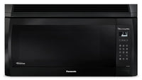 Panasonic® 2.0 Cu. Ft. Genius® Prestige® Plus Over-the-Range Microwave Oven - Black - Over-the-Range Microwave in Black