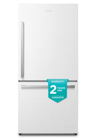 Hisense 17 Cu. Ft. Counter-Depth Bottom-Mount Refrigerator - RB17A2CWE | Réfrigérateur Hisense de 17 pi³ de profondeur comptoir à congélateur inférieur - RB17A2CWE | RB17A2CW