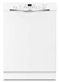 Bosch Ascenta 23.5" Built-In Undercounter Dishwasher - White - Dishwasher with Child Lock in White