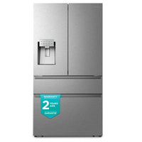 Hisense 19.8 Cu. Ft. French-Door Refrigerator - RF200D4CSE | Réfrigérateur Hisense de 19,8 pi³ à portes françaises - RF200D4CSE | RF200D4C