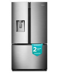Hisense 21.1 Cu. Ft. French-Door Counter-Depth Refrigerator with Ice and Water - RF208N6CSE|Réfrigérateur Hisense de 21.1 pi³ de profondeur comptoir à portes françaises - RF208N6CSE|RF208N6C