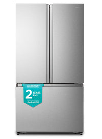 Hisense 26.6 Cu. Ft. French-Door Refrigerator - RF27A3FSE | Réfrigérateur Hisense de 26,6 pi³ à portes françaises - RF27A3FSE | RF27A3FS