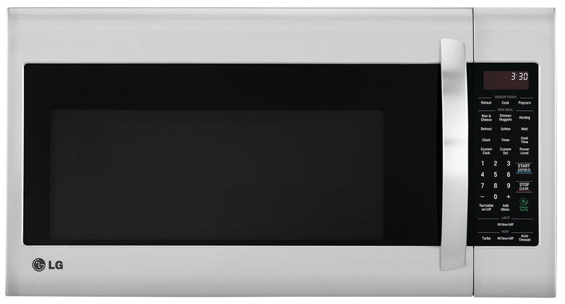 LG 2.0 Cu. Ft. Over-the-Range Microwave with EasyClean™ Interior – Stainless Steel - Over-the-Range Microwave in Stainless Steel
