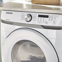 Samsung 5.2 Cu. Ft. Front-Load Washer and 7.5 Cu. Ft. Electric Dryer - White | Laveuse à chargement frontal de 5,2 pi³ et sécheuse électrique de 7,5 pi³ de Samsung – blanches | SAFL600W