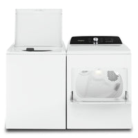 Whirlpool 5.2 Cu. Ft. Top-Load Washer and 7 Cu. Ft. Gas Dryer - White | Laveuse à chargement par le haut de 5,2 pi³ et sécheuse à gaz de 7 pi³ de Whirlpool - blanches | WHTL50LG