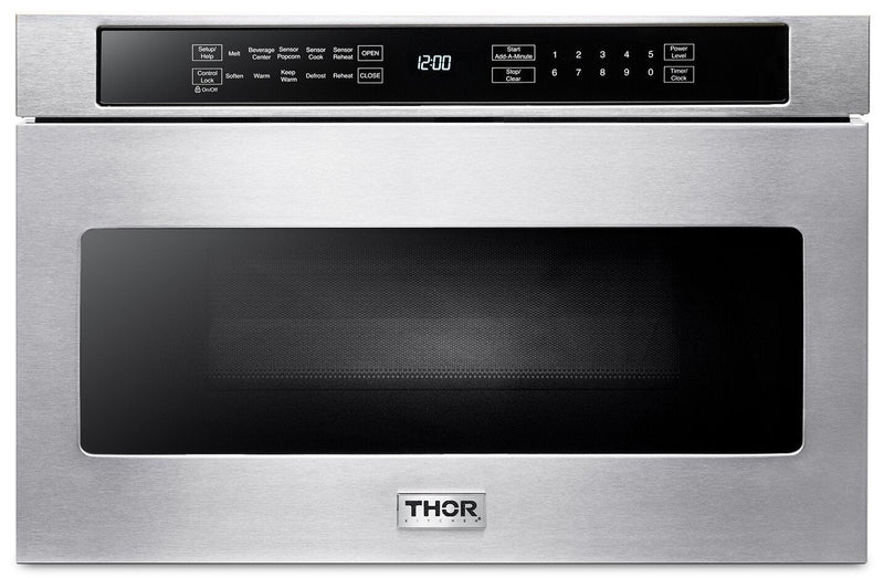 Thor Kitchen 24" 1.2 Cu. Ft. Microwave Drawer - TMD2401 | Four à micro-ondes tiroir Thor Kitchen de 1,2 pi³ – TMD2401 | TMD2401S