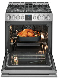 Frigidaire Professional 5.6 Front-Control Gas Range with Air Fry - PCFG3078AF - Gas Range in Smudge-Proof Stainless Steel 