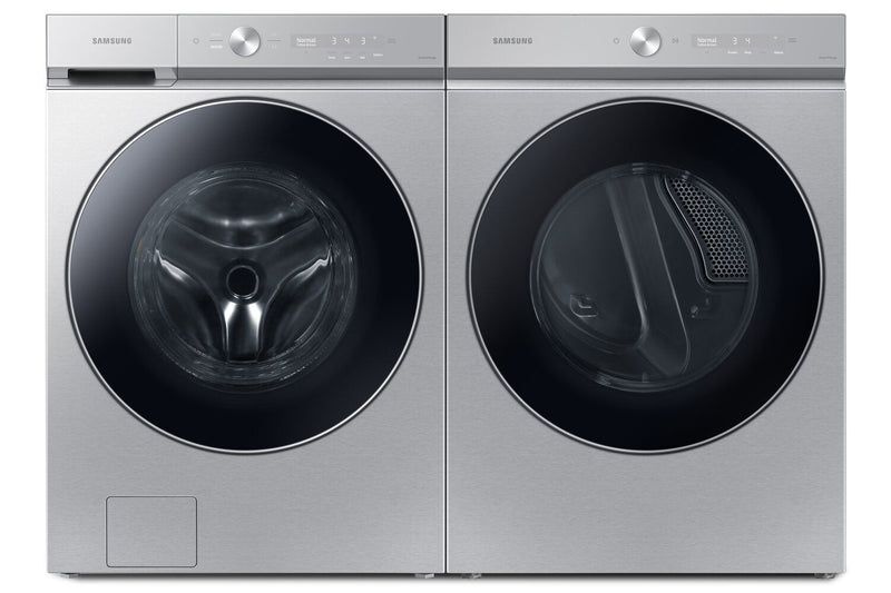 Samsung Bespoke 6.1 Cu. Ft. Front-Load Washer and 7.6 Cu. Ft. Electric Dryer | Laveuse à chargement frontal 6,1 pi3 et sécheuse électrique 7,6 pi3 Bespoke de Samsung | SAFL890S