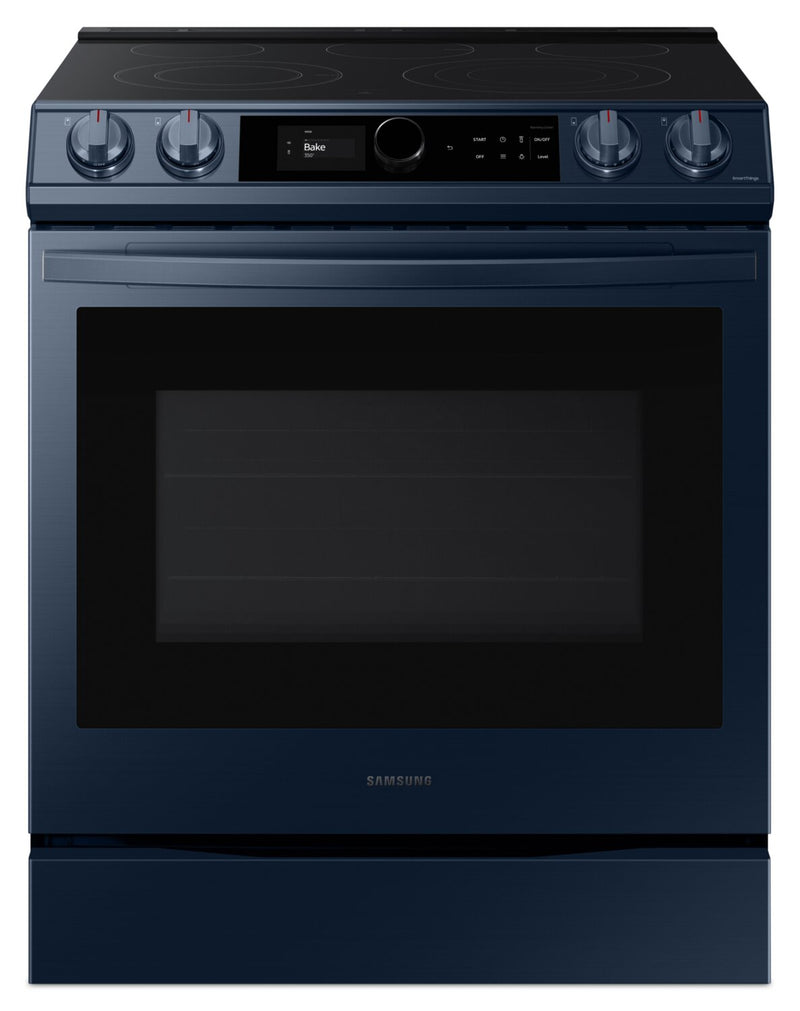 Samsung Bespoke 6.3 Cu. Ft. Slide-In Electric Range with True Convection - NE63A8711QN/AC | Cuisinière électrique encastrée Bespoke Samsung de 6,3 pi3 à convection véritable - NE63A8711QN/AC | NE63A8NS