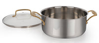 Cuisinart Metal Expressions 9-Piece Stainless Steel Cookware Set - 71-9BGDC | Batterie de cuisine 9 pièces Cuisinart de la série Metal Expressions en acier inoxydable - 71-9BGDC | 719BGDCS