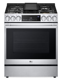 LG STUDIO 6.3 Cu. Ft. InstaView® Gas Slide-In Range - LSGS6338F | Cuisinière à gaz encastrée LG STUDIO de 6,3 pi³ avec hublot InstaViewMD - LSGS6338F | LSGS633F