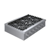 Bosch 800 Series 36" 6-Burner Gas Rangetop - RGM8658UC | Surface de cuisson à gaz Bosch de série 800 de 36 po à 6 brûleurs– RGM8658UC | RGM8658C