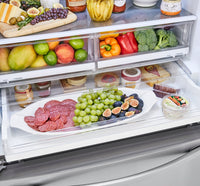 LG 23 Cu. Ft. InstaView™ Counter-Depth Refrigerator with Ice Maker - LFCC23596S | Réfrigérateur LG de 23 pi³ de profondeur comptoir avec hublot InstaViewMD et machine à glaçons - LFCC23596S | LFCC235S