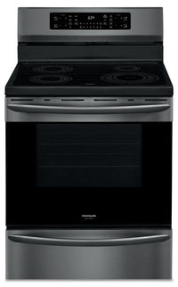 Frigidaire Gallery 5.4 Cu. Electric Induction Range with Air Fry - GCRI305CAD - Electric Range in Black Stainless Steel 