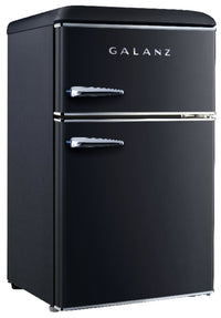Galanz 3.1 Cu. Ft. Retro Mini Refrigerator - GLR31TBKER - Refrigerator in Black
