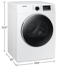 Samsung 4 Cu. Ft. Electric Dryer with Sensor Dry - DV25B6800EW/AC | Sécheuse électrique Samsung de 4 pi³ avec séchage par capteur - DV25B6800EW/AC | DV25B68W