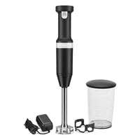 KitchenAid Variable Speed Cordless Hand Blender - KHBBV53BM - Blender in Black Matte 