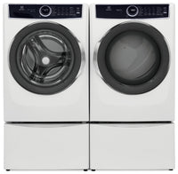 Electrolux 5.2 Cu. Ft. Front-Load Washer and 8 Cu. Ft. Gas Dryer - White | Laveuse à chargement frontal de 5,2 pi³ et sécheuse à gaz de 8 pi³ de Electrolux - blanches | ELFL75GW