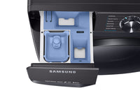 Samsung 5.8 Cu. Ft. Smart Front-Load Washer with Super Speed - WF50T8500AV/US - Washer in Black Stainless Steel