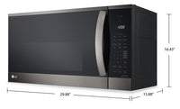 LG 1.8 Cu. Ft. Smart Over-the-Range Microwave - MVEM1825D | Four à micro-ondes à hotte intégrée intelligent LG de 1,8 pi³ - MVEM1825D | MVEM182D