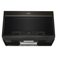 Whirlpool 2.1 Cu. Ft. Over-the-Range Microwave with Steam Cooking - YWMH54521JV - Over-the-Range Microwave in Fingerprint Resistant Black Stainless Steel 
