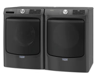 Maytag 5.2 Cu. Ft. Front-Load Washer and 7.3 Cu. Ft. Gas Dryer with Extra Power | Laveuse à chargement frontal de 5,2 pi³ et sécheuse à gaz de 7,3 pi³ avec Extra Power de Maytag | MAFL56BG